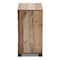 Baxton Studio Cyrille Farmhouse Rustic Finished Wood 2-Door Shoe Cabinet 169-10886 - alternate 6
